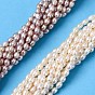 Нити из натурального культивированного пресноводного жемчуга, рис