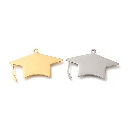 304 подвески из нержавеющей стали, лазерная резка, очарование докторской шляпы