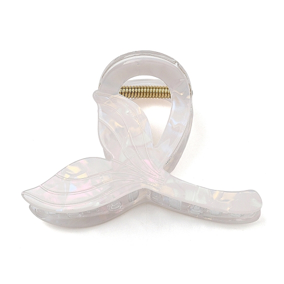 Пластиковые заколки-крабики из ПВХ для женщин и девочек, рыбий хвост