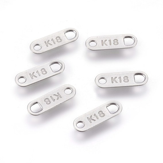 304 из нержавеющей стали цепью вкладки, разъемы удлинителя цепи, овальные