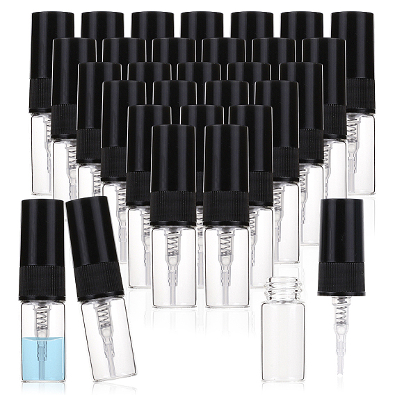 Стеклянные распылители, с пластиковой крышкой, колонка