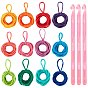 DIY Sewing Tools, with Plastic Crochet Hooks and Nylon Elastic Thread