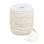 100м плоские 8-слойные хлопковые нитки, шнуры, шнуры для макраме