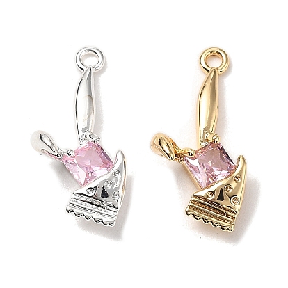 Латунные микро проложить кубического циркония подвески, без кадмия, без никеля и без свинца, конфеты в виде кролика