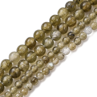 Природные лабрадорита бисер нитей, круглые