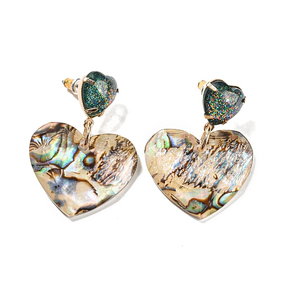 Шикарные женские серьги-ракушки в форме ушка в форме сердечка – модное и универсальное украшение