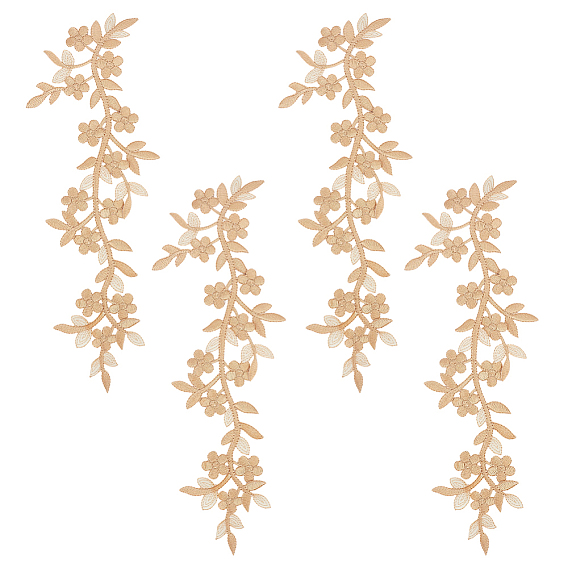 4шт. нашивки из ткани с компьютерной вышивкой "Зимняя сладость", наклеить патч, аксессуары для костюма, аппликация