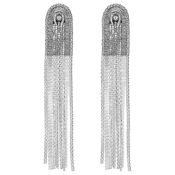 2шт. модные эполеты с кисточками из сплава, съемный плечевой значок, с контактом, аксессуары для одежды