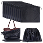 Cloth Imitation Silk Dustproof Storage Pouches, Portable Travel Drawstring Bag, Rectangle