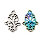 201 подвески из нержавеющей стали, hamsa hand charms