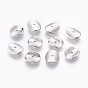 Тибетский стиль волнистые проставки бисер, без кадмия и без свинца, Twist пончик, 9x1 мм, отверстие : 1 мм
