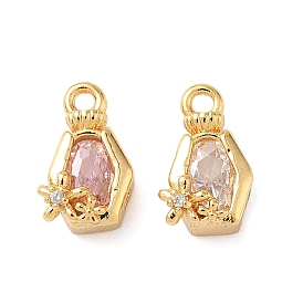 Латунь с кубическими цирконами, без никеля , реальный 18 k позолоченный