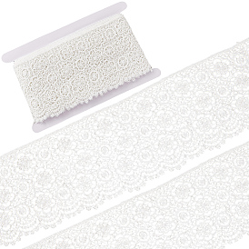 5 полиэфирная лента в ярдах, вышивка молочным шелком, аксессуары для одежды