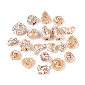 Перламутровые непрозрачные акриловые бусины, разнообразные