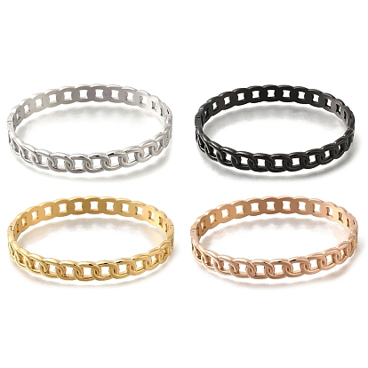 304 цепи из нержавеющей стали с шарнирными браслетами, полый браслет для женщин