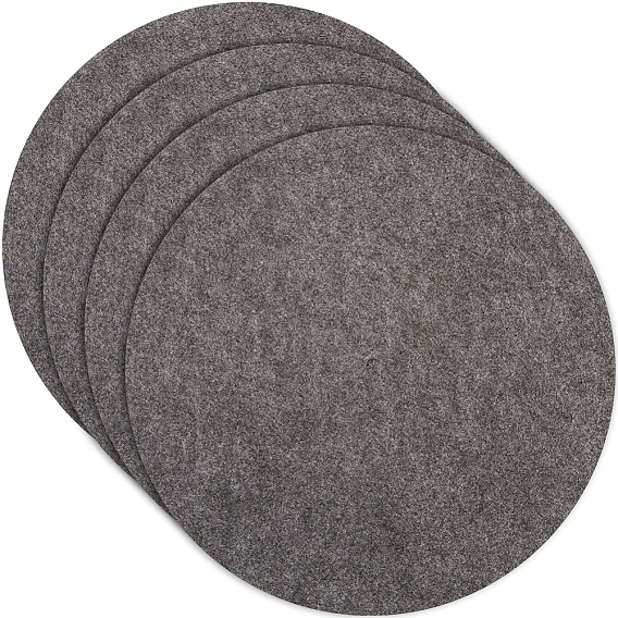 Felt CD Pads, Record Mats, Flat Round
