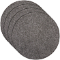Felt CD Pads, Record Mats, Flat Round