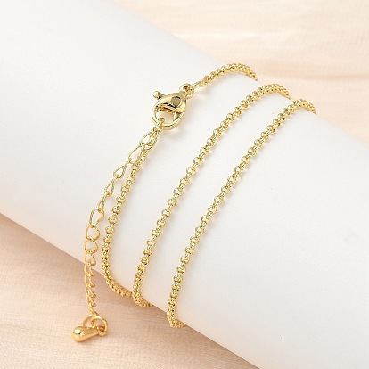 1.5мм латунные цепочки-цепочки «роло», без кадмия и без свинца, долговечный, стойки покрытие