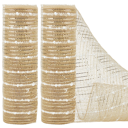 2 рулоны 20 ярды полиэстеровой сетки для букетов цветов, упаковки, украшений и аксессуаров