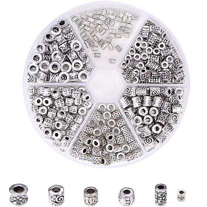 Tibetan Style Alloy Spacer Beads