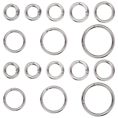 16 шт 8 стили пружинные кольца из сплава, для украшения сумочки, кольцо