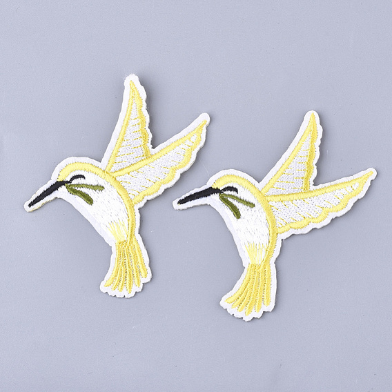 Computerized Embroidery Cloth Iron On Patches, Costume Accessories, Appliques, Bird