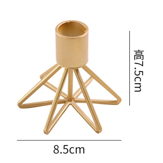 Железный подсвечник, идеальное украшение для домашней вечеринки, колонка