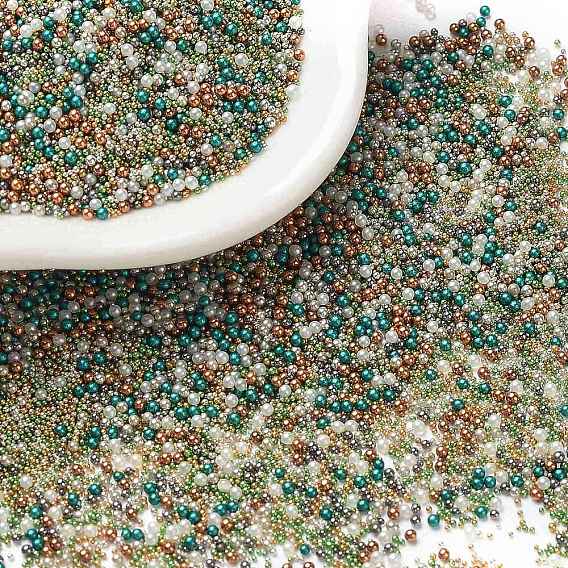Bubble Beads, DIY 3D Nail Art Decoration Mini Glass Beads, Tiny Caviar Nail Beads
