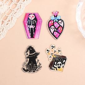 Halloween Printed Acrylic Pendants