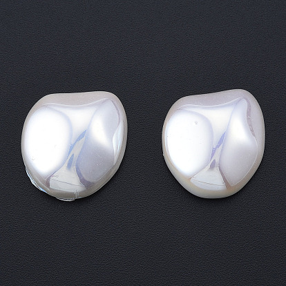 ABS Plastic Imitation Pearl Cabochons, Nuggets