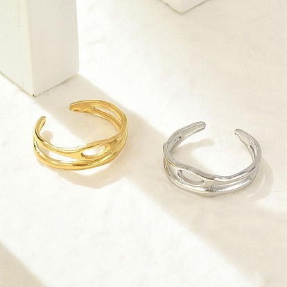 Полые 304 манжеты из нержавеющей стали для женщин