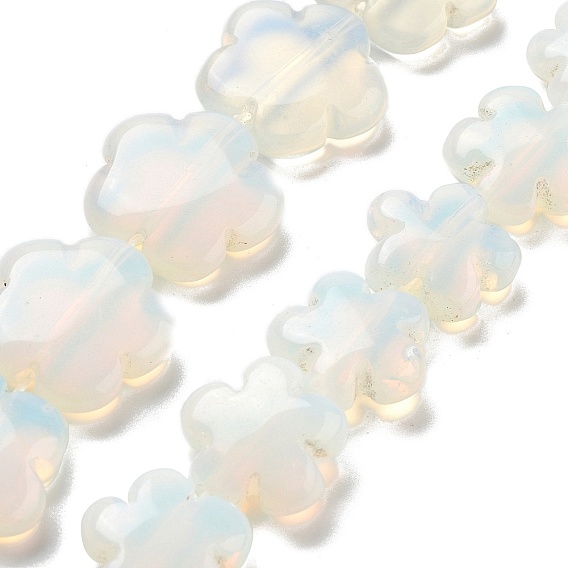 Opalite бисер пряди, цветок