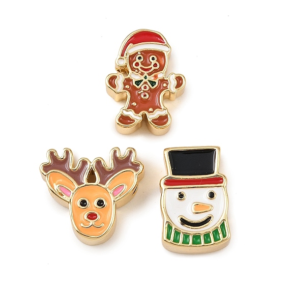 Латунь эмаль бисера, без свинца и без кадмия, долговечный, стойки покрытие, реальный 18 k позолоченный