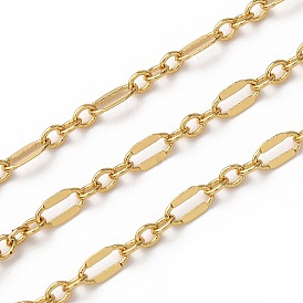 Латунные цепочки, без свинца и без кадмия, стойки покрытие, долговечный, пайки, с катушкой