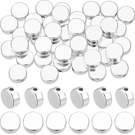 50 шт. стойки, покрытие латунных бусин, плоско-круглые, долговечный