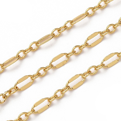 Латунные цепочки, без свинца и без кадмия, стойки покрытие, долговечный, пайки, с катушкой
