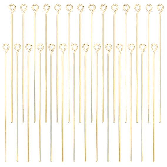 100шт. латунные штифты с ушком