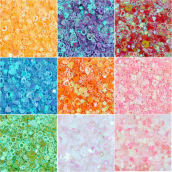 90g 9 цвета зоомагазины блестки украшения ногтей аксессуары, разнообразные