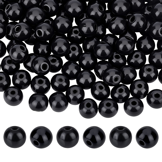 160шт. бусины из натурального клена, круглые