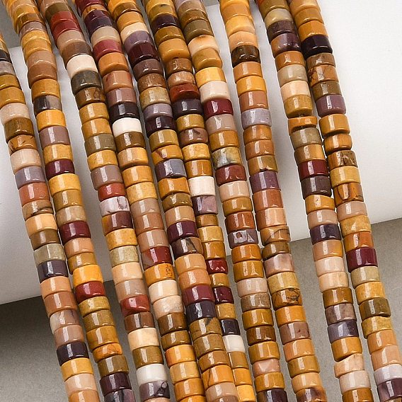 Природные mookaite бисер нитей, Плоский круглый / диск