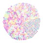 Luminous Acrylic Beads, Glow in the Dark, Mixed Shapes