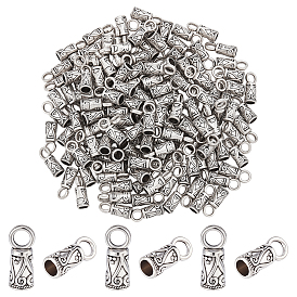 150 шт. наконечник шнура из цинкового сплава в тибетском стиле, колонка