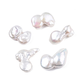 Perles de perles baroques naturelles baroques, eau douce perles de nacre, sans trou, nuggets