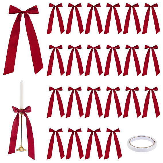 8шт полиэстеровая лента бант украшение