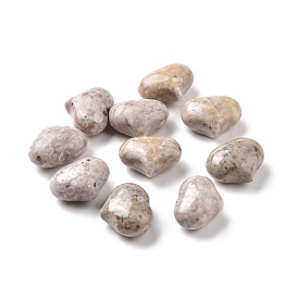 Natural Maifanite/Maifan Stone, Heart Love Stone, Pocket Palm Stone for Reiki Balancing