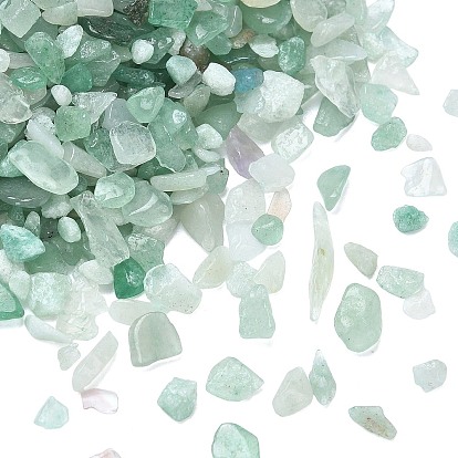 Натуральный авантюрин чип бусины, нет отверстий / незавершенного, 2~8x2~4 мм, около 8500 шт / 500 г