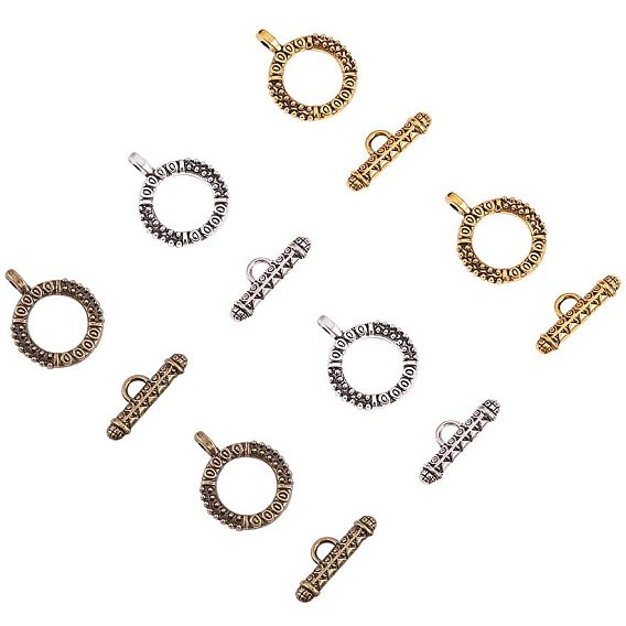 Tibetan Style Alloy Toggle Clasps
