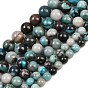 Природные хризоколлу бисер нитей, круглые