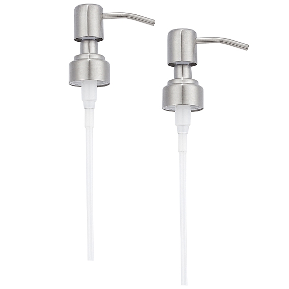201 дозирующий насос из нержавеющей стали, с трубкой абс, подходит для бутылочек с шампунями и кондиционерами