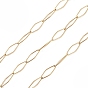 304 Stainless Steel Rhombus Link Chains, Unwelded, with Spool
